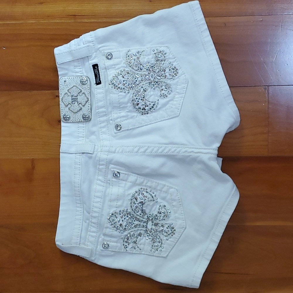 Miss me white shorts